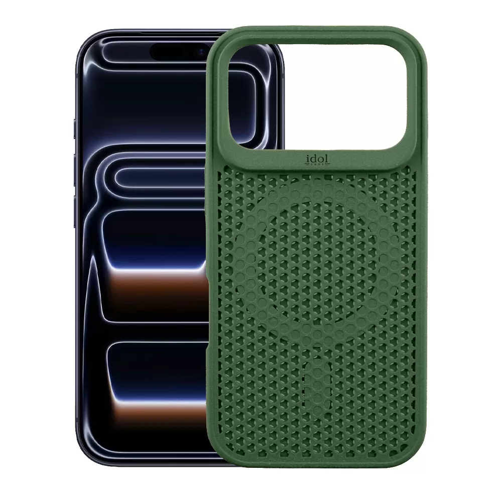 IDOL 1991 MAG AIR TPU ΘΗΚΗ IPHONE 17 PRO 6.3in MAGSAFE CAMERA GUARD DARK GREEN