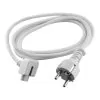 ΚΑΛΩΔΙΟ ΦΟΡΤΙΣΗΣ MACBOOK/MAGSAFE/IPAD ΣΕ ΦΙΣ ΔΙΠΟΛΙΚΟ ΕΥΡΩΠΗΣ ΑΣΠΡΟ BULK