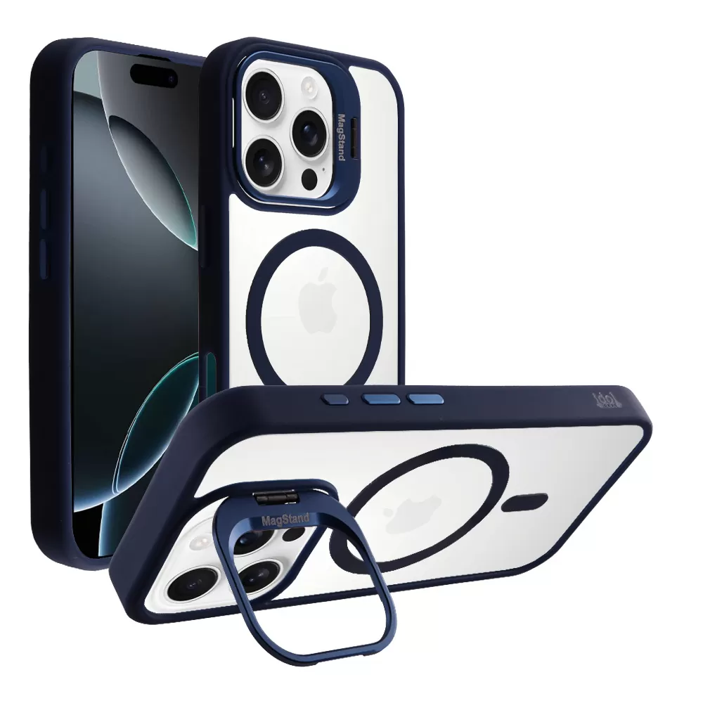 IDOL 1991 MAGSTAND CLEAR TPU ΘΗΚΗ IPHONE 16 PRO 6.3in HYPER MAGSAFE CAMERA GUARD BLUE