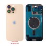 FOR IPHONE 16 PRO MAX BATTERY COVER + CAMERA LENS + METAL PLATE + MAGSAFE TITANIUM DESERT