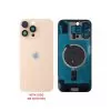 FOR IPHONE 16 PRO BATTERY COVER + CAMERA LENS + METAL PLATE + MAGSAFE TITANIUM DESERT