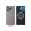 FOR IPHONE 15 PRO BATTERY COVER + CAMERA LENS + METAL PLATE + MAGSAFE TITANIUM NATURAL