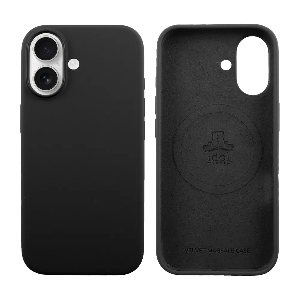 IDOL 1991 ΘΗΚΗ IPHONE 17 6.3" VELVET MAGSAFE TPU CAMERA GUARD BLACK