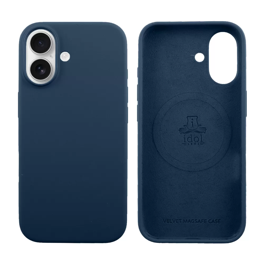 IDOL 1991 ΘΗΚΗ IPHONE 17 6.3" VELVET MAGSAFE TPU CAMERA GUARD BLUE