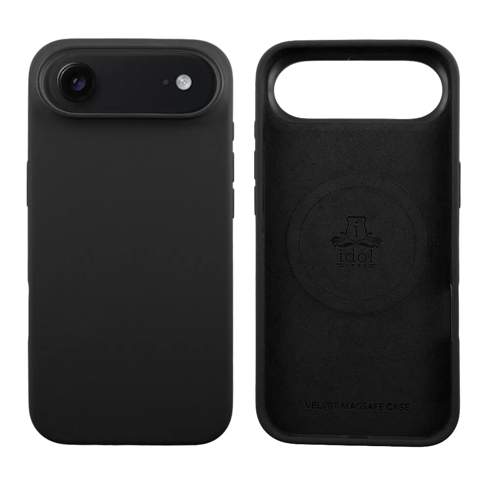 IDOL 1991 ΘΗΚΗ IPHONE 17 AIR 6.5" VELVET MAGSAFE TPU CAMERA GUARD BLACK