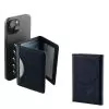 IDOL 1991 LEATHER POCKET MAGSAFE ANTI-RF CARD WALLET BLUE