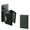 IDOL 1991 LEATHER POCKET MAGSAFE ANTI-RF CARD WALLET GREEN