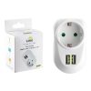 LIME ΑΝΤΑΠΤΟΡΑΣ ΣΟΥΚΟ LS-12USW 16A ΜΕ 2 USB ΘΥΡΕΣ 3.4A ΜΕ ΠΑΙΔΙΚΗ ΠΡΟΣΤΑΣΙΑ/ΓΕΙΩΣΗ ΚΑΙ ΥΠΕΡΤΑΣΗΣ ΣΤΙΣ 2 ΘΥΡΕΣ USB ΑΣΠΡΟ