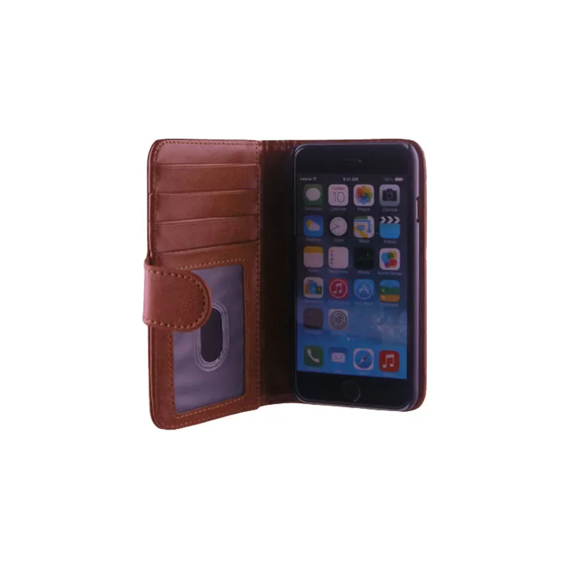 IDOL 1991 2IN1 WALLET ΘΗΚΗ IPHONE 6S/6 4.7in  BOOK+COVER CAMEL - Image 4