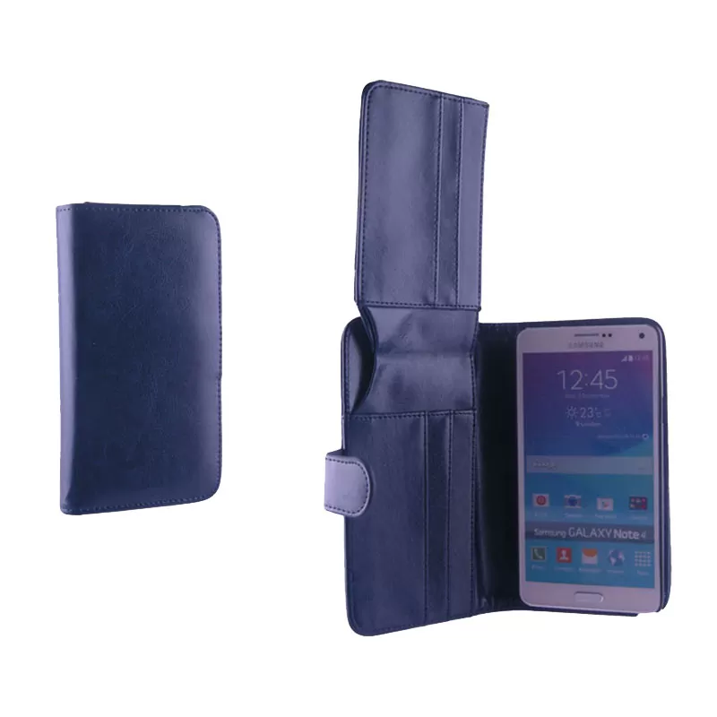 IDOL 1991 2IN1 BUSINESS WALLET ΘΗΚΗ SAMSUNG N910  BOOK+COVER BLUE - Image 3