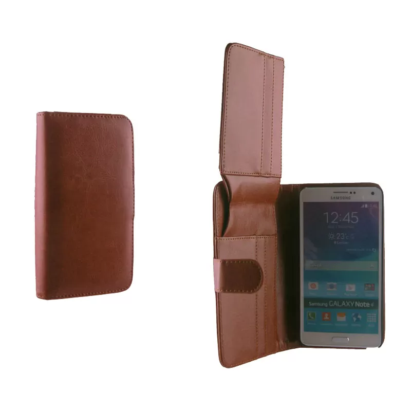 IDOL 1991 2IN1 BUSINESS WALLET ΘΗΚΗ SAMSUNG N910  BOOK+COVER CAMEL - Image 4