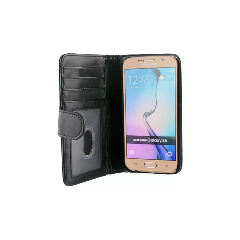 IDOL 1991 2IN1 WALLET ΘΗΚΗ SAMSUNG S6 G920  BOOK+COVER BLACK - Image 4