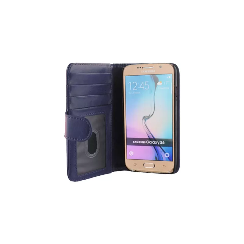 IDOL 1991 2IN1 WALLET ΘΗΚΗ SAMSUNG S6 G920  BOOK+COVER BLUE - Image 4