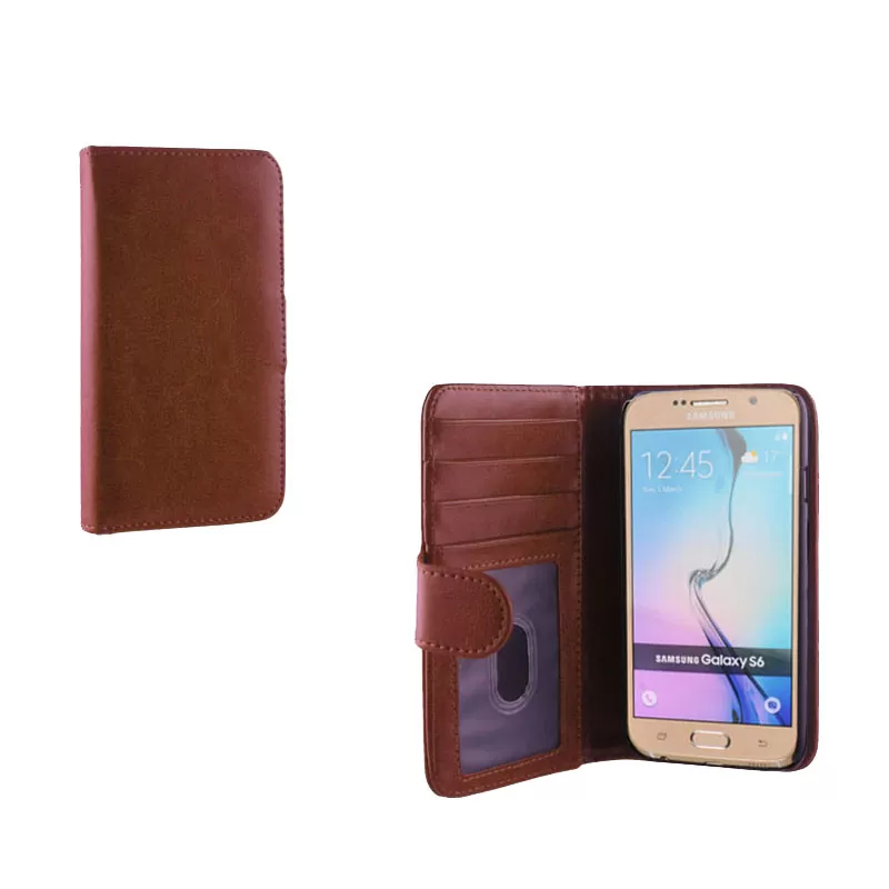 IDOL 1991 2IN1 WALLET ΘΗΚΗ SAMSUNG S6 G920  BOOK+COVER CAMEL - Image 3