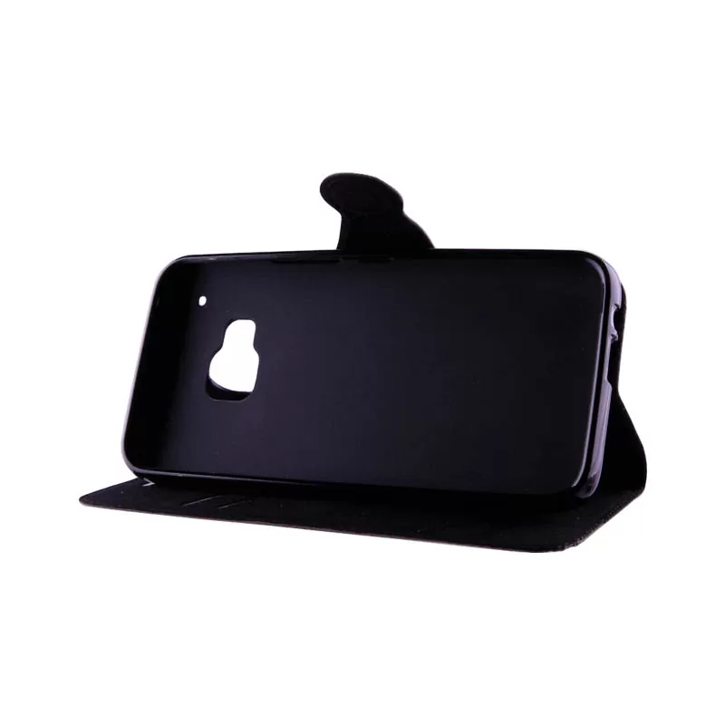 VOLTE-TEL ΘΗΚΗ HTC ONE M9 LINE LEATHER-TPU BOOK STAND BLACK - Image 5