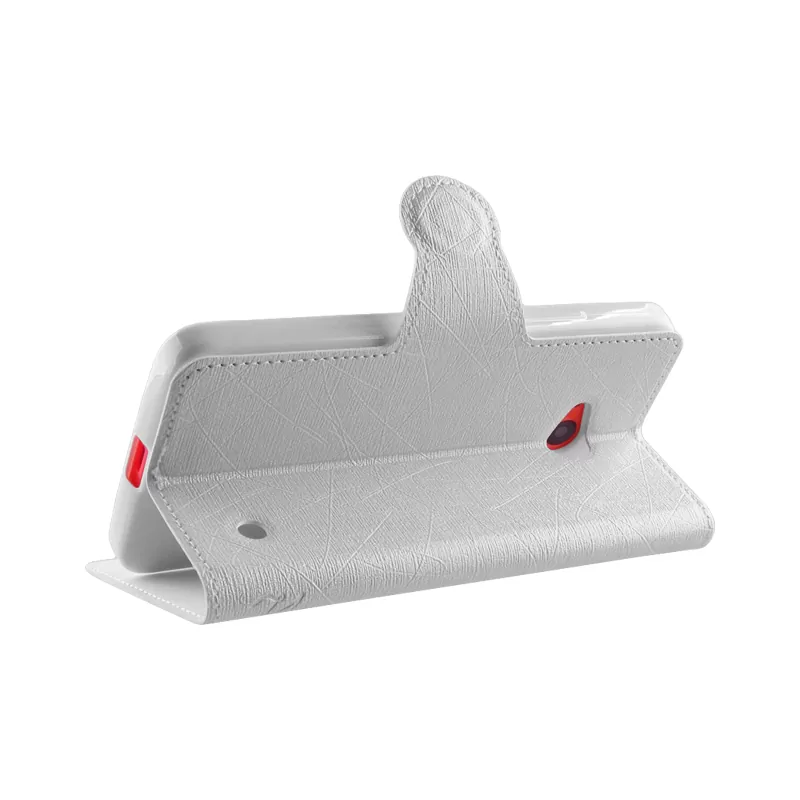VOLTE-TEL ΘΗΚΗ MICROSOFT LUMIA 640 LINE LEATHER-TPU BOOK STAND WHITE - Image 4