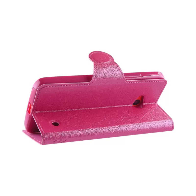 VOLTE-TEL ΘΗΚΗ MICROSOFT LUMIA 640 LINE LEATHER-TPU BOOK STAND PINK - Image 4