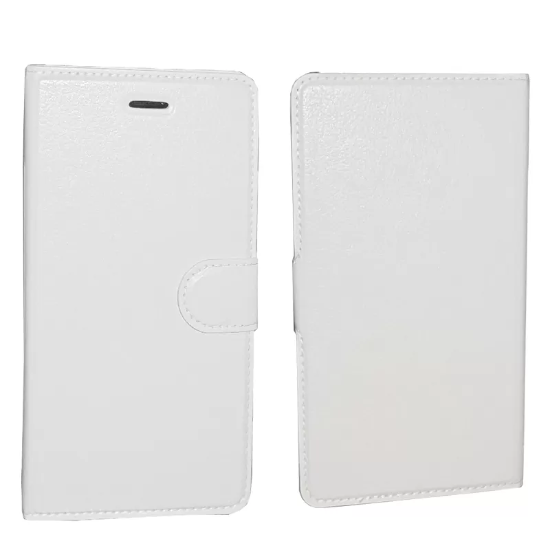 VOLTE-TEL ΘΗΚΗ UNIVERSAL 4.5"-5.1" LEATHER LINE BOOK 3M MAGNET WHITE - Image 4