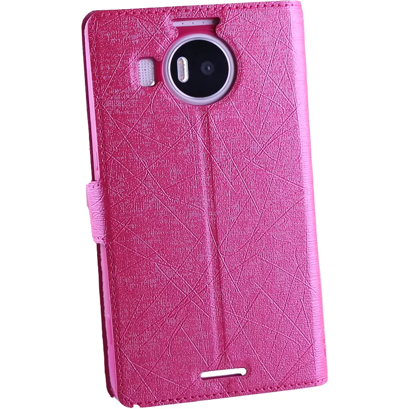 VOLTE-TEL ΘΗΚΗ MICROSOFT LUMIA 950 XL LINE LEATHER-TPU BOOK STAND PINK - Image 6