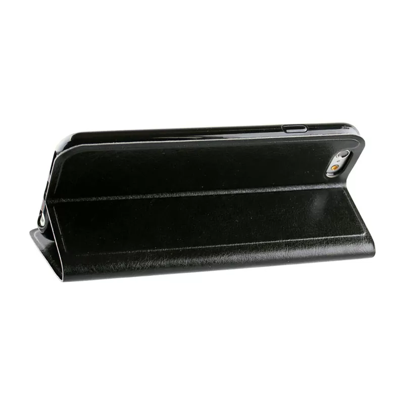 VOLTE-TEL ΘΗΚΗ IPHONE 6S/6 4.7" LEATHER-TPU VIEW BOOK STAND BLACK - Image 4