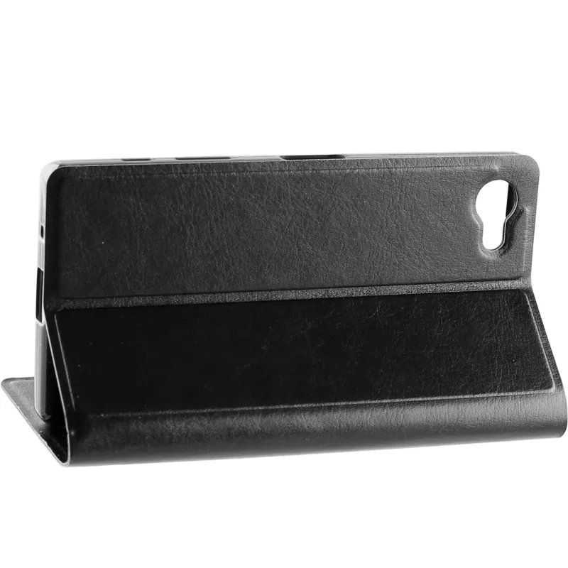 VOLTE-TEL ΘΗΚΗ SONY XPERIA Z5 E6653 LEATHER-TPU VIEW BOOK STAND BLACK - Image 4