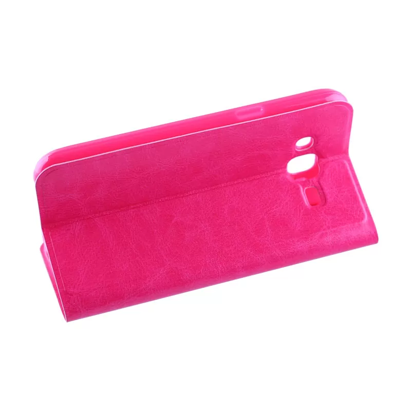 VOLTE-TEL ΘΗΚΗ SAMSUNG J5 J500 LEATHER-TPU VIEW BOOK STAND PINK - Image 3