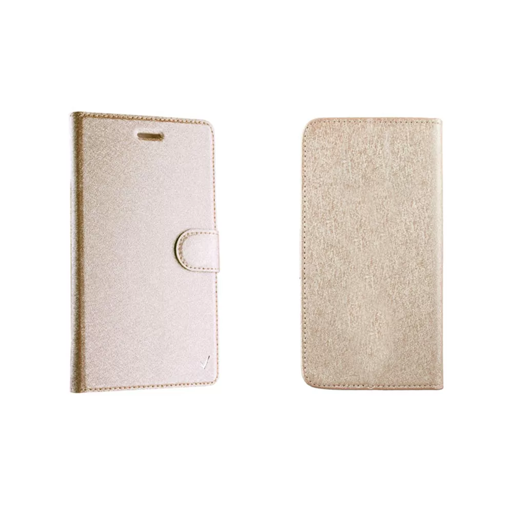 VOLTE-TEL ΘΗΚΗ UNIVERSAL 4.5"-5.1" LEATHER GOLD BOOK 3M MAGNET - Image 4