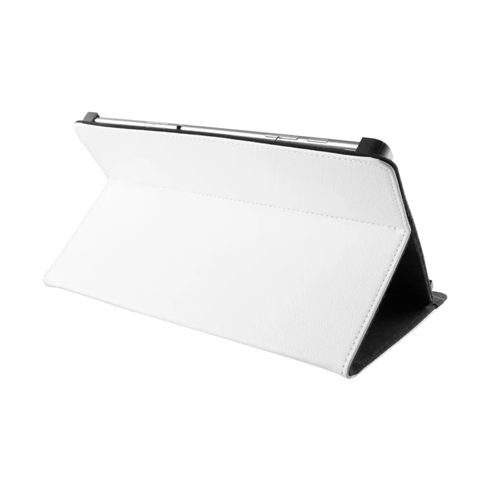 VOLTE-TEL ΘΗΚΗ TABLET 10.2" - 13.5"  (33,8cm x 22,7cm) UNIVERSAL LEATHER BOOK STAND WHITE - Image 5
