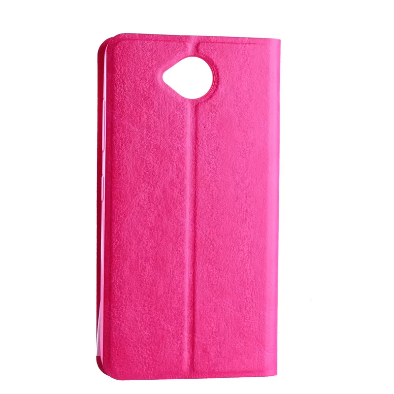 VOLTE-TEL LEATHER-TPU VIEW ΘΗΚΗ MICROSOFT LUMIA 650 5.0in BOOK STAND PINK - Image 5
