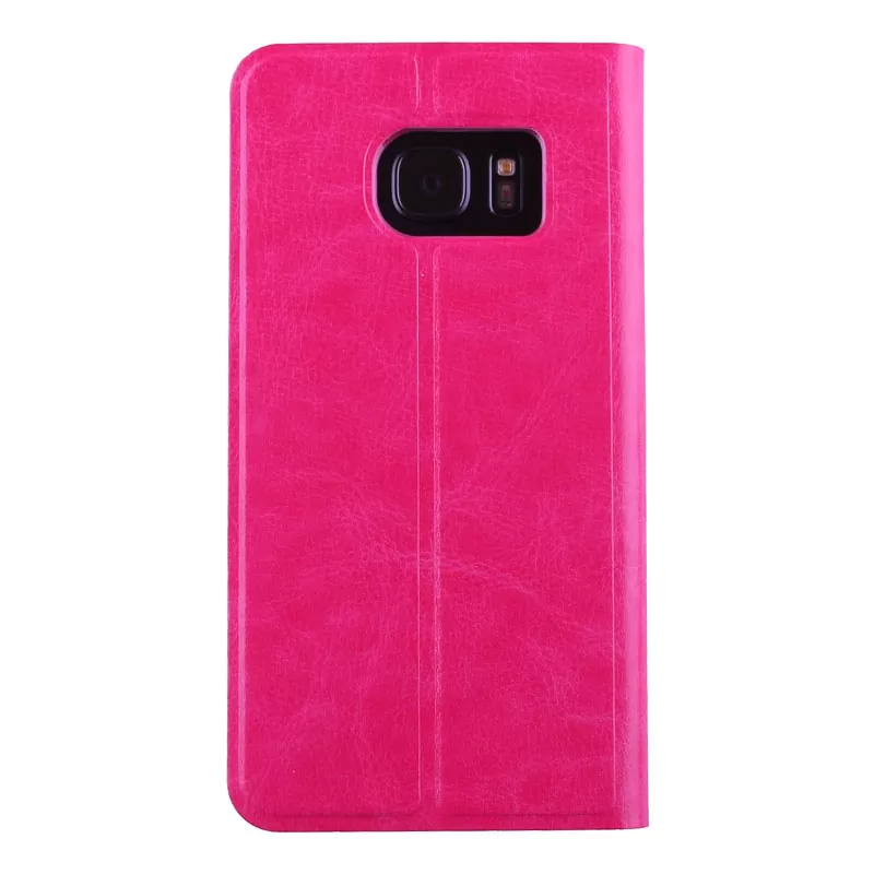VOLTE-TEL LEATHER-TPU VIEW ΘΗΚΗ SAMSUNG S7 G930 5.1inBOOK STAND PINK - Image 4