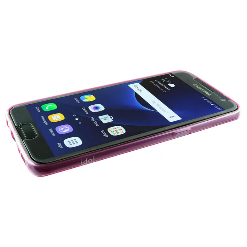 IDOL 1991 ULTRA THIN TPU ΘΗΚΗ SAMSUNG S7 G930 0.3mm ΔΙΑΦΑΝΗ ΡΟΖ - Image 4