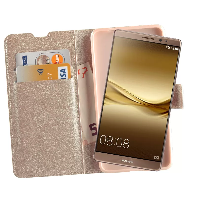 VOLTE-TEL LEATHER GOLD-TPU BOOK STAND ΘΗΚΗ HUAWEI MATE 8 - Image 5