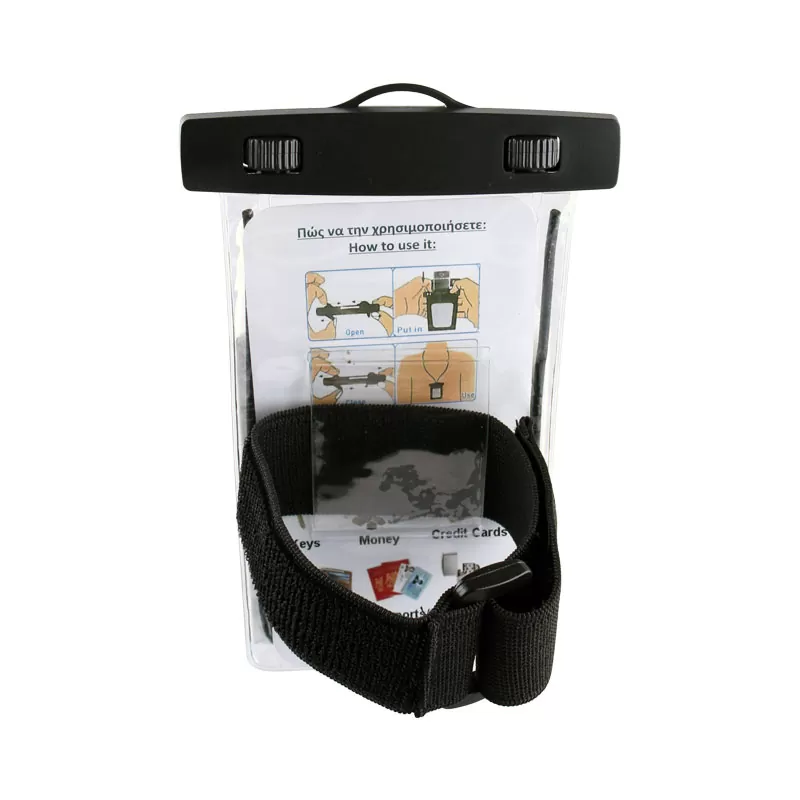VOLTE-TEL SPORTS ARMBAND LUMINUS ΘΗΚΗ ΑΔΙΑΒΡΟΧΗ 2 IN 1 IPX8 30m MAX SIZE 14.2cm x 7.5cm (5.8in) BLACK - Image 3