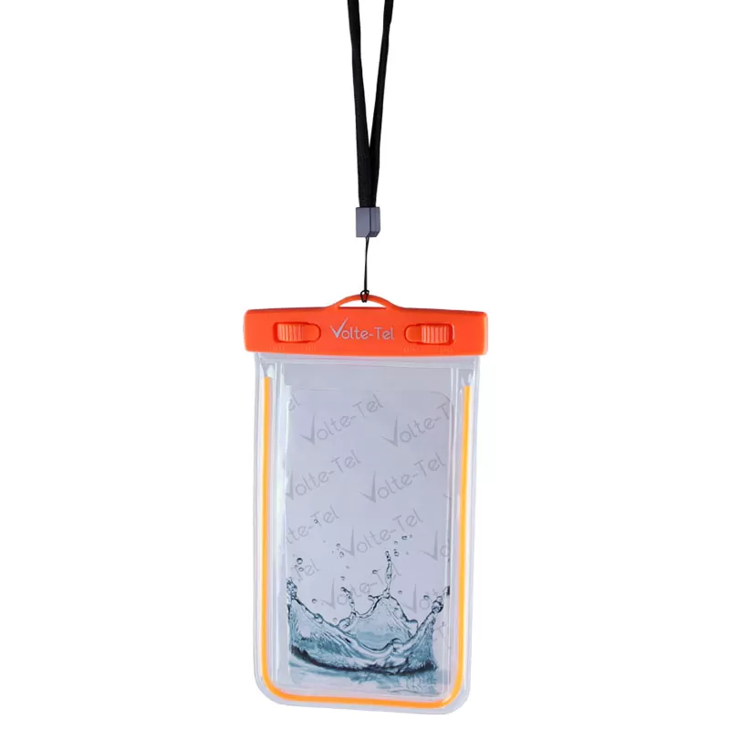 VOLTE-TEL SPORTS ARMBAND LUMINUS ΘΗΚΗ ΑΔΙΑΒΡΟΧΗ 2 IN 1 IPX8 30m MAX SIZE 14.2cm x 7.5cm (5.8in) ORANGE - Image 4