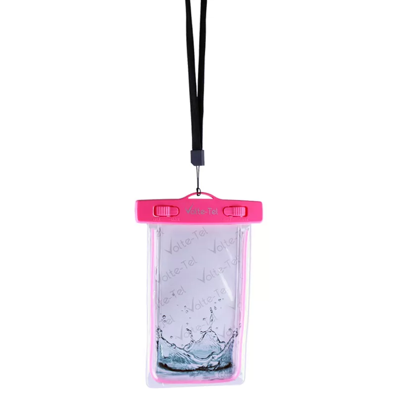 VOLTE-TEL SPORTS ARMBAND LUMINUS ΘΗΚΗ ΑΔΙΑΒΡΟΧΗ 2 IN 1 IPX8 30m MAX SIZE 14.2cm x 7.5cm (5.8in) PINK - Image 4