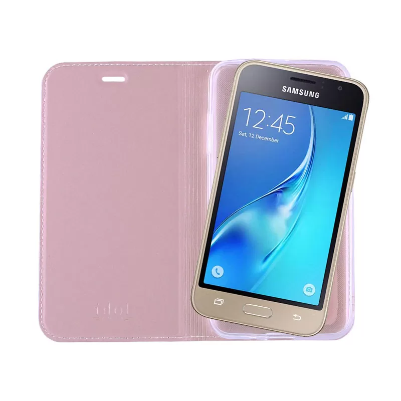IDOL 1991 PRIME MAGNET BOOK STAND ΘΗΚΗ SAMSUNG J120 ROSE GOLD - Image 7