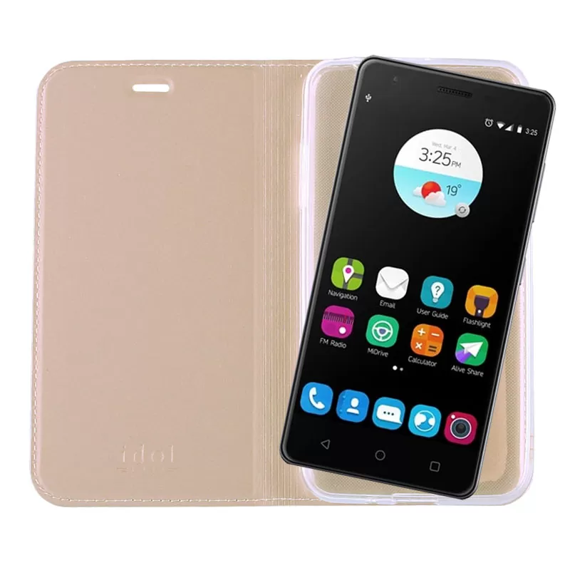 IDOL 1991 PRIME MAGNET BOOK STAND ΘΗΚΗ ZTE BLADE V7 GOLD - Image 7