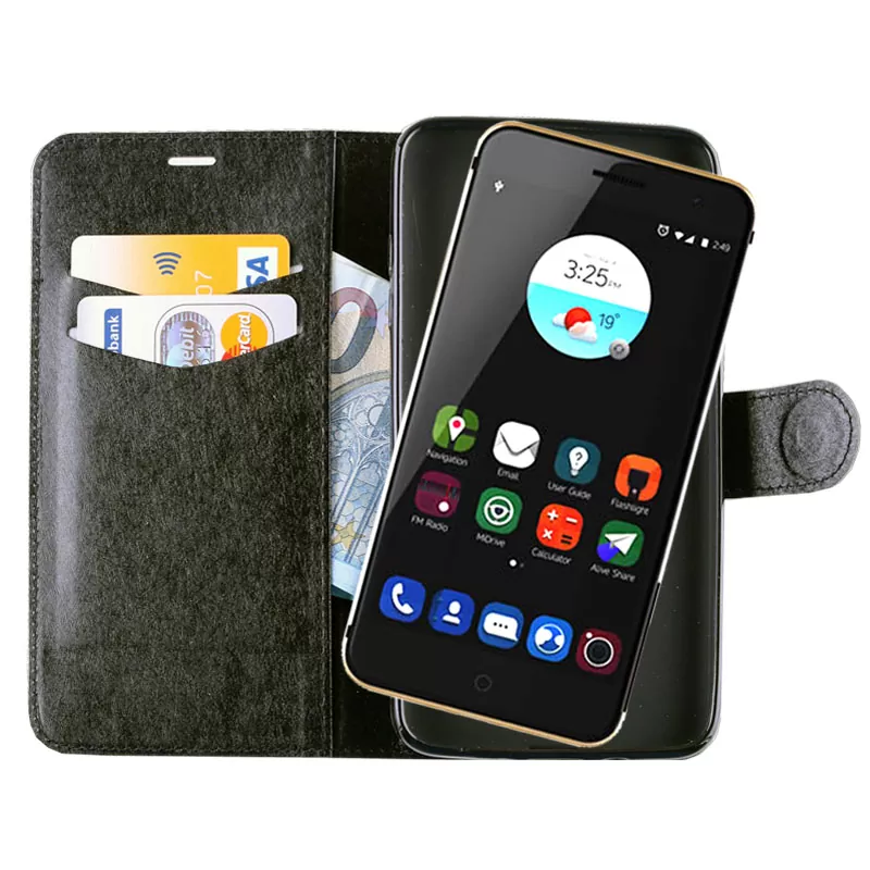 VOLTE-TEL LEATHER-TPU BOOK STAND ΘΗΚΗ ZTE BLADE V7 SILK BLACK - Image 4