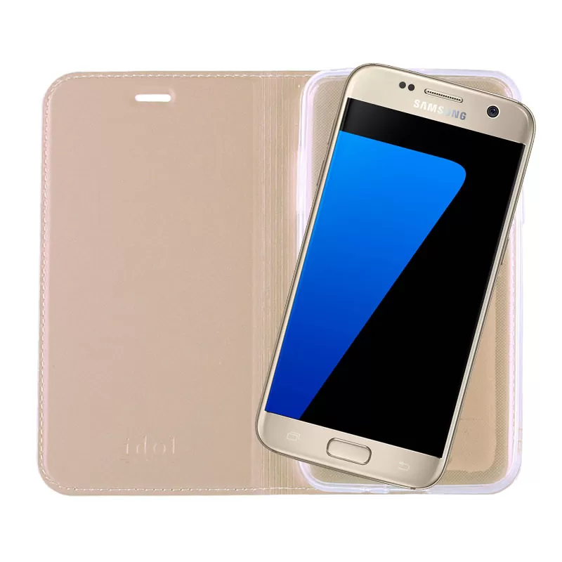 IDOL 1991 PRIME MAGNET BOOK STAND ΘΗΚΗ SAMSUNG S7 G930 GOLD - Image 7