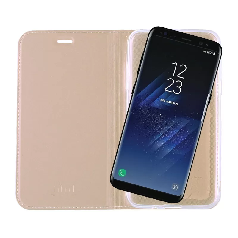 IDOL 1991 PRIME MAGNET BOOK STAND ΘΗΚΗ SAMSUNG S8 G950 GOLD - Image 7