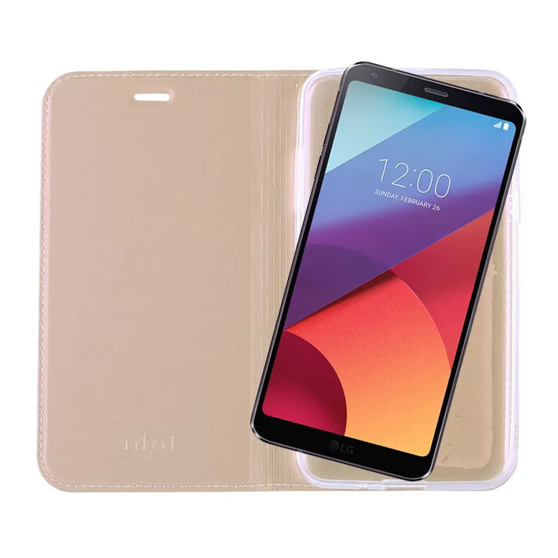 IDOL 1991 PRIME MAGNET BOOK STAND ΘΗΚΗ LG G6 H870 5.7in GOLD - Image 7
