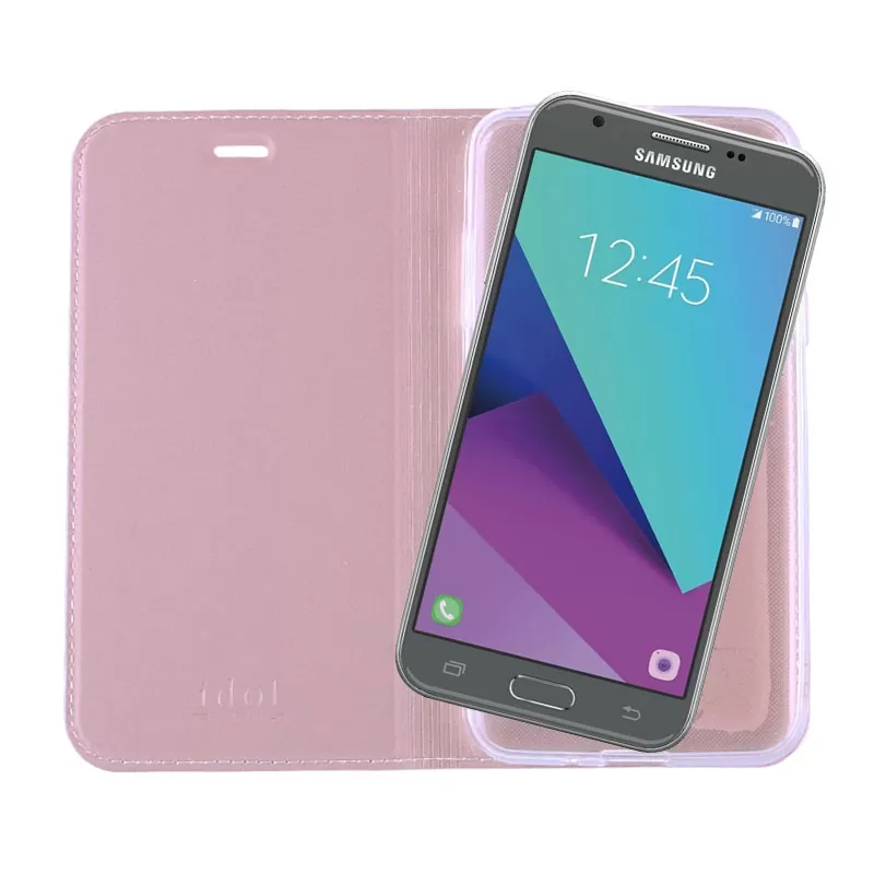 IDOL 1991 PRIME MAGNET BOOK STAND ΘΗΚΗ SAMSUNG J330 ROSE GOLD - Image 7