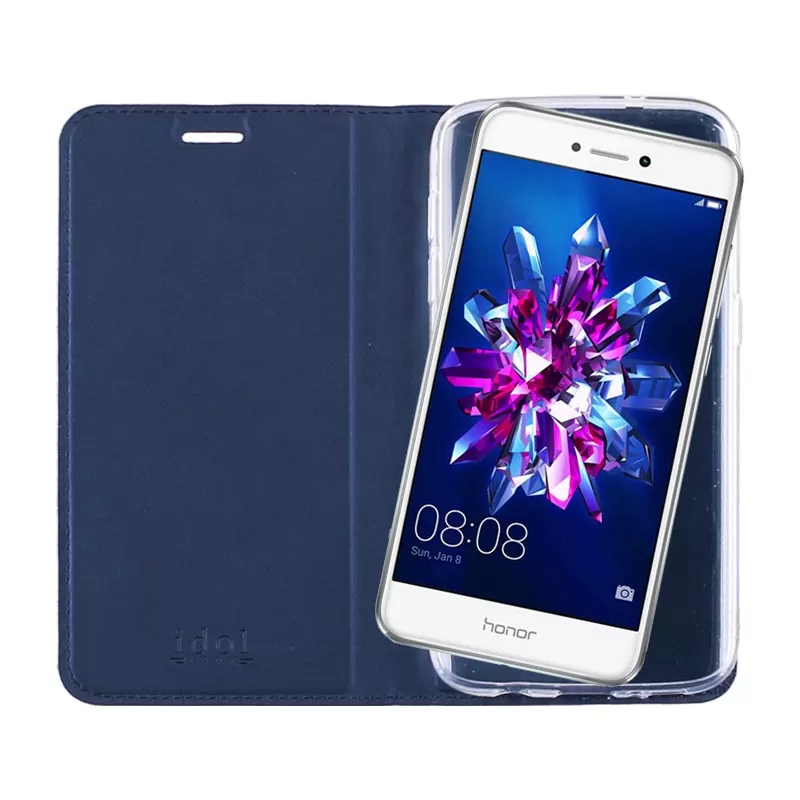 IDOL 1991 PRIME MAGNET BOOK STAND ΘΗΚΗ HUAWEI P9 LITE 2017 DARK BLUE - Image 7