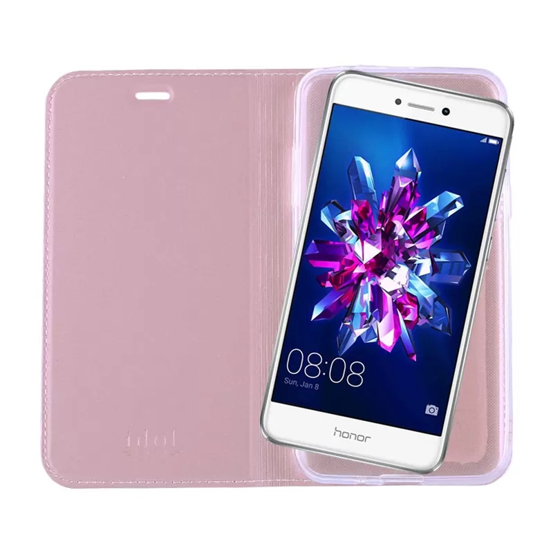 IDOL 1991 PRIME MAGNET BOOK STAND ΘΗΚΗ HUAWEI P9 LITE 2017 ROSE GOLD - Image 7
