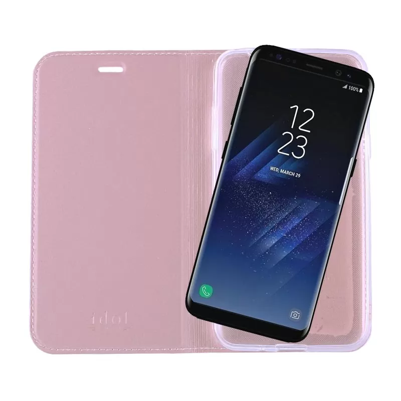 IDOL 1991 PRIME MAGNET BOOK STAND ΘΗΚΗ SAMSUNG S8 G950 ROSE GOLD - Image 7