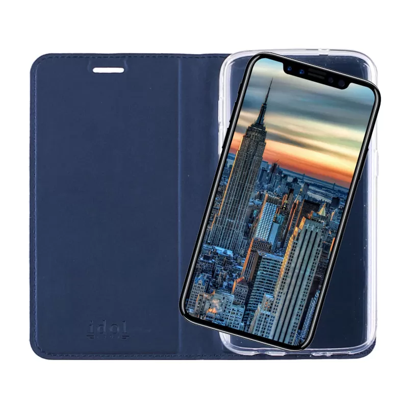 IDOL 1991 PRIME MAGNET BOOK STAND ΘΗΚΗ IPHONE XS/X 5.8in DARK BLUE - Image 7