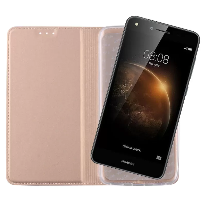 VOLTE-TEL MAGNET BOOK STAND ΘΗΚΗ HUAWEI Y6 II 5.5in GOLD - Image 5