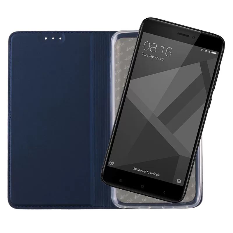 VOLTE-TEL MAGNET BOOK STAND ΘΗΚΗ XIAOMI REDMI 4X 5.0in DARK BLUE - Image 5