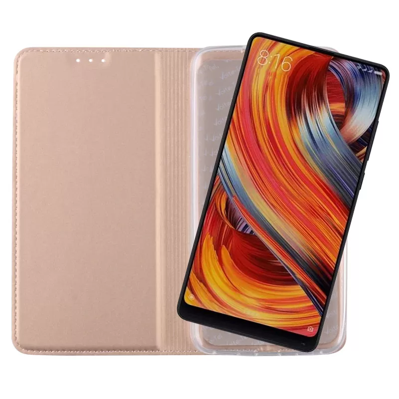 VOLTE-TEL MAGNET BOOK STAND ΘΗΚΗ XIAOMI MI MIX 2 5.99in GOLD - Image 5