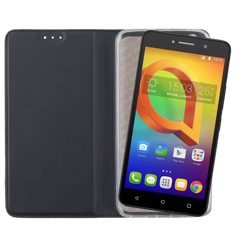 VOLTE-TEL MAGNET BOOK STAND ΘΗΚΗ ALCATEL MAGNET BOOK STAND A2 XL 6.0in DARK GREY - Image 5
